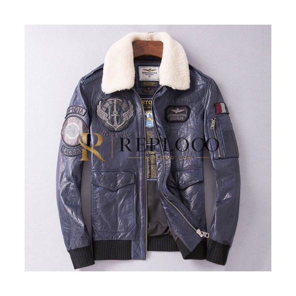 ✨Armani 2019 Mens Casual Leather Jacket - 알마니 2019 남성 캐쥬얼 가죽 자켓 Arm0386x.Size(m - 3xl).네이비