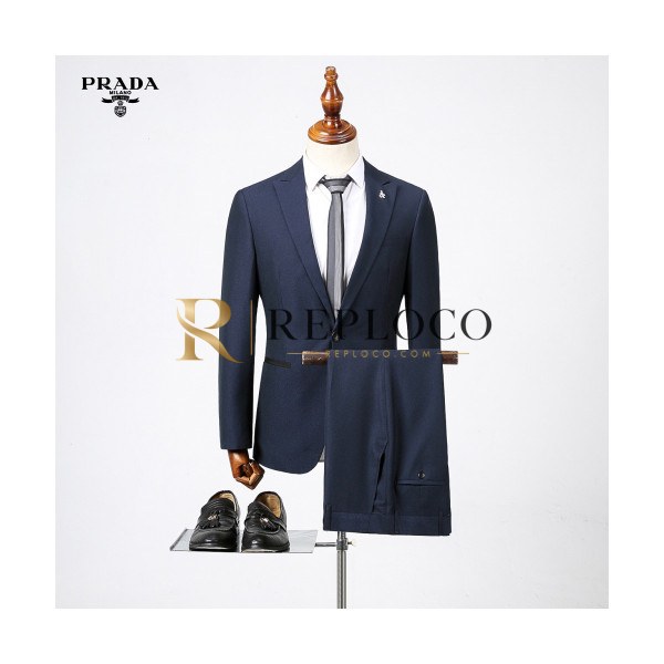 ✨Prada 2019 Mens Business Suit Jacket&Pans - 프라다 2019 남성 비지니스 슈트 자켓&슬랙스 Pra0774x.Size(m - 3xl).네이비