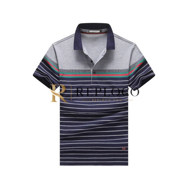 ✨[매장판]Gucci 2020 Mens Logo Cotton Short Sleeved Polo Tshirts - 구찌 2020 남성 로고 코튼 폴로 반팔티 Guc02339x.Size(m - 3xl).네이비