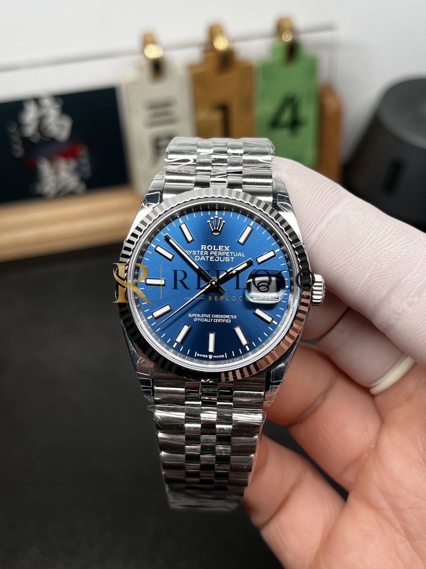 VS 공장 롤렉스 데이트저스트 36mm 126234 선버스트 블루 다이얼 쥬빌리 브레이슬릿 1:1 슈퍼클론 DD3235 무브먼트