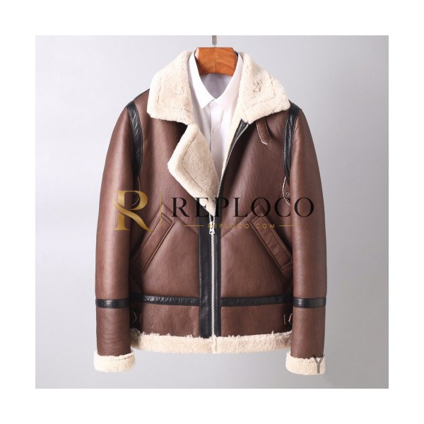 ✨Acne Sstudios 2019 Mens Casual Leather Jacket - 아크네 2019 남성 캐쥬얼 가죽 자켓 Acn0033x.Size(l - 4xl).브라운