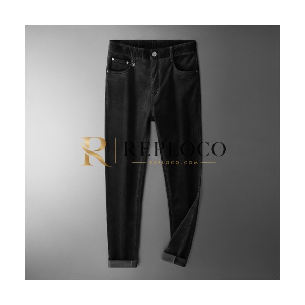 ✨[에르메스]Hermes 2020 Mens Business Corduroy Pants - 에르메스 2020 남성 비지니스 골덴 팬츠 Her0549x.Size(30 - 38).블랙