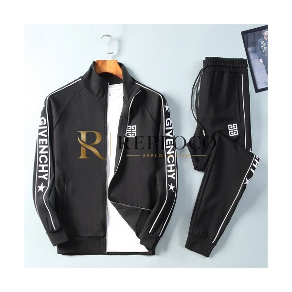 ✨Givenchy 2020 Mens Casual Logo Silket Training Clothes&Pants -지방시 2020 남성 캐쥬얼 로고 실켓 트레이닝복&팬츠.Giv0284x.Size(m - 3xl).블랙