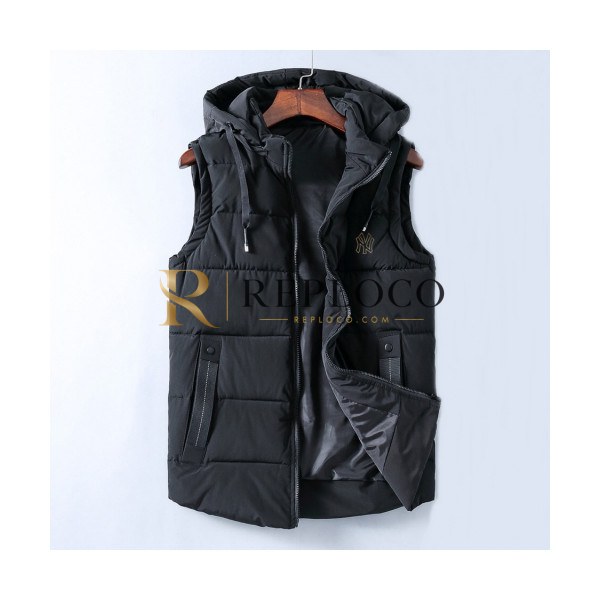 ✨Gucci 2020 Mens Patch Logo Modern Down Padding Vest - 구찌 2020 남성 패치 로고 모던 다운 패딩조끼 Guc01976x.Size(m - 3xl).블랙