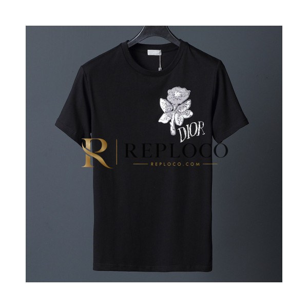 ✨[디올]Dior 2020 Mens Logo Polo Cotton Short Sleeved Tshirts - 디올 2020 남성 로고 폴로 코튼 반팔티 Dio0588x.Size(s - 2xl).블랙