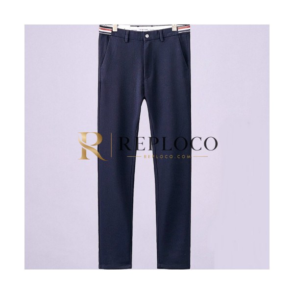 ✨Thom Browne 2019 Mens Stripe Slim Fit Casual Pants - 톰브라운 2019 남성 스트라이프 슬림핏 캐쥬얼 팬츠 Tho0184x.Size(29 - 40).2컬러(블랙/네이비)