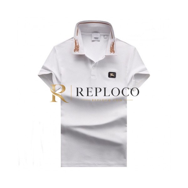✨[버버리]Burberry 2020 Mens Logo Cotton Polo Short Sleeved Tshirts - 버버리 2020 남성 로고 코튼 폴로 반팔티 Bur02425x.Size(m - 3xl).화이트