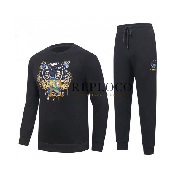 ✨Kenzo Mens Black Sweatsuit - 겐조 2020 남성 블랙 트레이닝복 Ken79x