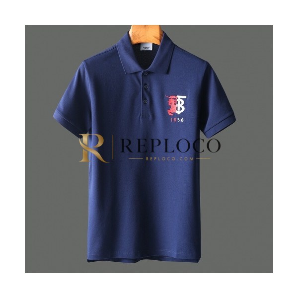 ✨[버버리]Burberry 2020 Mens Logo Cotton Polo Short Sleeved Tshirts - 버버리 2020 남성 로고 코튼 폴로 반팔티 Bur02254x.Size(m - 3xl).네이비