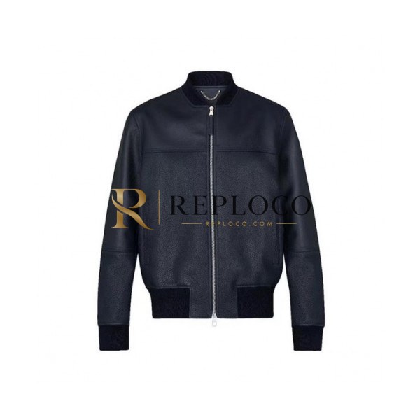 ✨Louis vuitton Mens Logo Leather Jackets Black - 루이비통 2021 남성 로고 가죽 자켓 Lou03659x Size(m - 3xl) 블랙