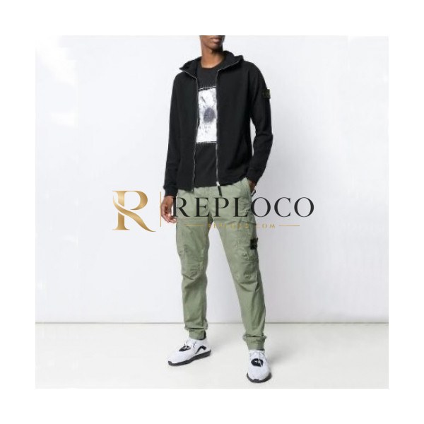 ✨Stone Island 2020 Mens Logo Casual Cotton Pants - 스톤아일랜드 2020 남성 로고 캐쥬얼 코튼 팬츠 Sto0112x.Size(30 - 36).카키