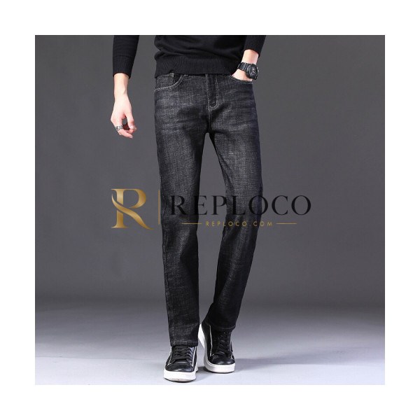 ✨[알마니]Armani 2019 Mens Business Classic Denim Pants - 알마니 2019 남성 비지니스 클래식 데님 기모 팬츠 Arm0507x.Size(29 - 38).블랙