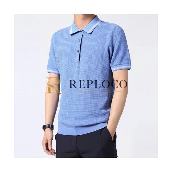 ✨Ermenegildo Zegna 2019 Mens Business Polo Short Sleeved T-shirt - 에르메네질도 제냐 남성 비지니스 폴로 반팔티 Zeg0092x.Size(m - 3xl).2컬러(블루/민트)