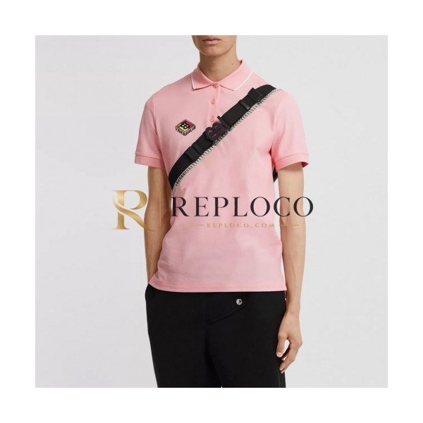 ✨[버버리]Burberry 2020 Mens Logo Cotton Polo Short Sleeved Tshirts - 버버리 2020 남성 로고 코튼 폴로 반팔티 Bur01883x.Size(m - 2xl).핑크