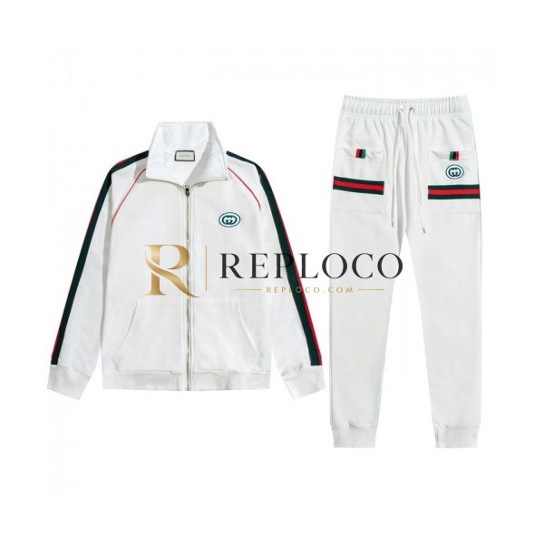 ✨[구찌]Gucci 2020 Mens Logo Casual Training Clothes - 구찌 2020 남성 로고 캐쥬얼 트레이닝복 Guc03302x.Size(s - 2xl).화이트