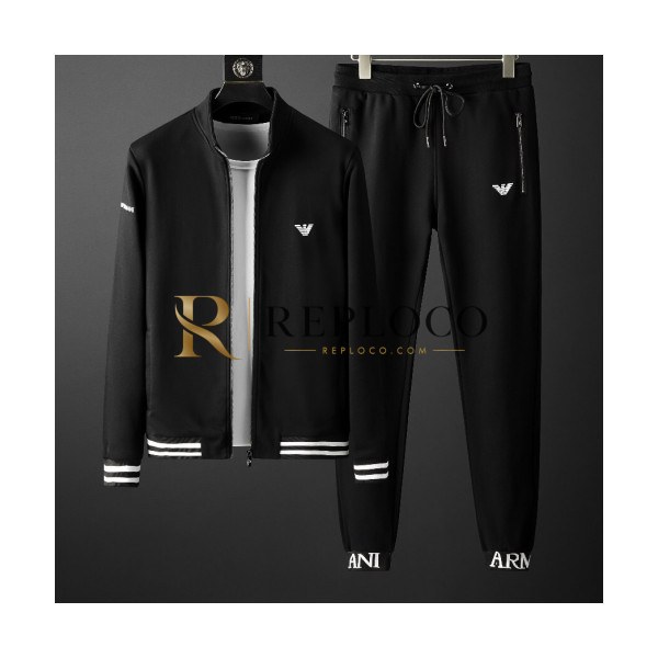 ✨[알마니]Emporio Armani 2020 Mens Cotton Training Clothes&Pants - 알마니 2020 남성 코튼 트레이닝복&팬츠 Arm0580x.Size(m - 4xl).블랙