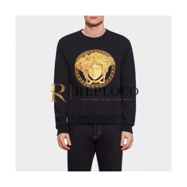 ✨Versace 2020 Mens Medusa Crew-neck Cotton Tshirts - 베르사체 2020 남성 메두사 크루넥 코튼 긴팔티 Ver0515x.Size(s - 3xl).2컬러(블랙/화이트)