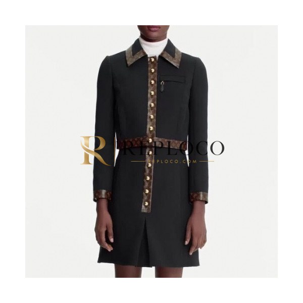 ✨[루이비통]Louis vuitton 2020 Womens Leather Jacket&Skirt - 루이비통 2020 남성 캐쥬얼 자켓&스커트 Lou02194x.Size(s - l).블랙