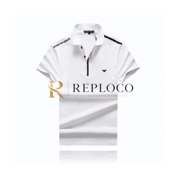✨[알마니]Armani 2020 Mens Logo Silket Short Sleeved Polo Tshirts - 알마니 2020 남성 로고 실켓 폴로 반팔티 Arm0655x.Size(m - 3xl).화이트