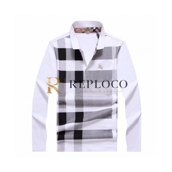 ✨[버버리]Burberry 2020 Mens Logo Casual Cotton Polo Tshirts - 버버리 2020 남성 로고 캐쥬얼 코튼 폴로 맨투맨 Bur02235x.Size(m - 3xl).화이트