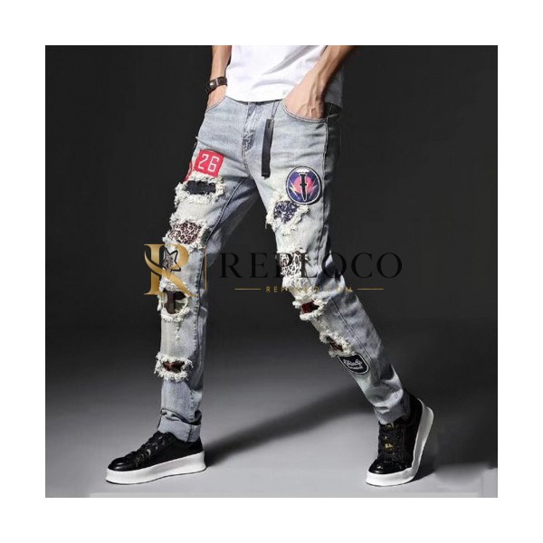 ✨Balmain 2019 Mens Denim Pants - 발망 남성 신상 데님 팬츠 Bam0081x.Size(28 - 42).그레이