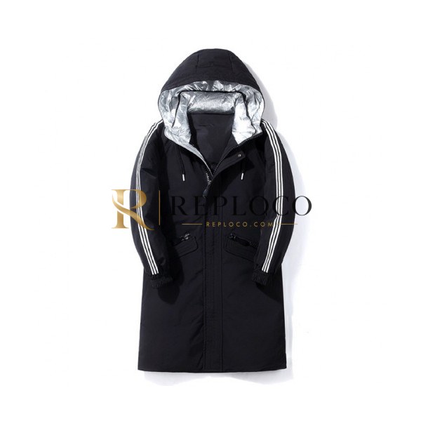 ✨Armani 2019 Mens Logo Long Down Padding - 알마니 2019 남성 로고 롱다운 패딩 Arm0261x.Size(m - 3xl).블랙