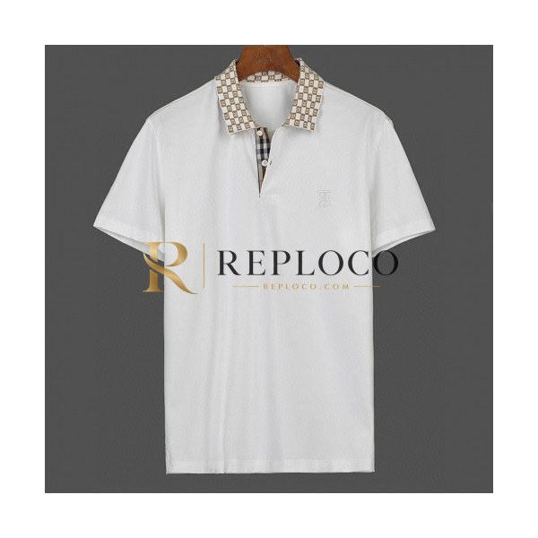 ✨[버버리]Burberry 2020 Mens Logo Cotton Polo Short Sleeved Tshirts - 버버리 2020 남성 로고 코튼 폴로 반팔티 Bur02408x.Size(m - 2xl).2컬러(블랙/화이트)