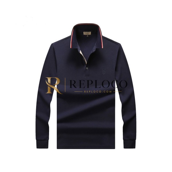 ✨[버버리]Burberry 2020 Mens Logo Casual Cotton Polo Tshirts - 버버리 2020 남성 로고 캐쥬얼 코튼 폴로 맨투맨 Bur02186x.Size(m - 3xl).네이비