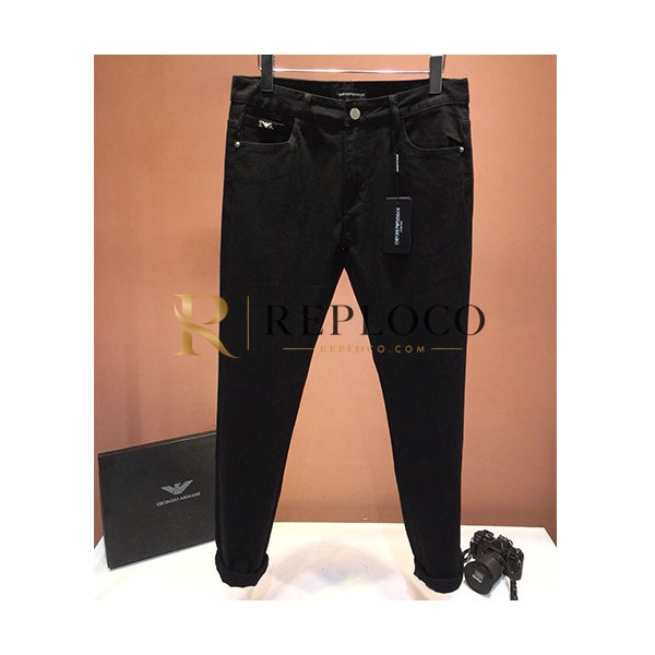 ✨Armani 2019 Mens Graffity Denim Pants - 알마니 남성 그래피티 데님 팬츠 Armdp0035.Size(29-38).컬러(블랙)
