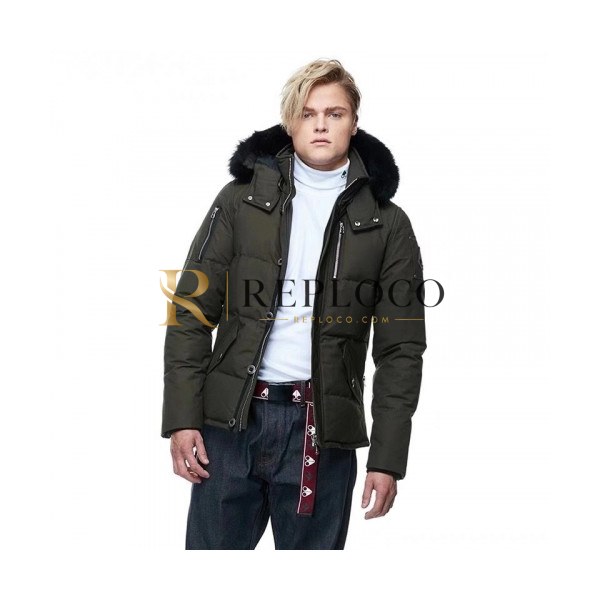✨[매장판] Moose Knuckle 2019 Mm/Wm Logo Goose Down Padding - 무스너클 2019 남자 로고 구스다운 패딩 Moo0077x.Size(s - 2xl).그린