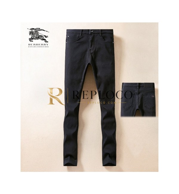 ✨Burberry 2019 Mens Business Classic Denim Pants - 버버리 2019 남성 비지니스 클래식 데님 기모 팬츠 Bur01589x.Size(28 - 40).블랙