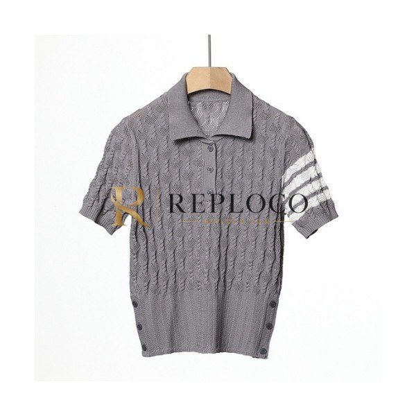 ✨Thom Browne Womens Polo Tshirts - 톰브라운 여성 폴로 반팔티 - Thom1283x