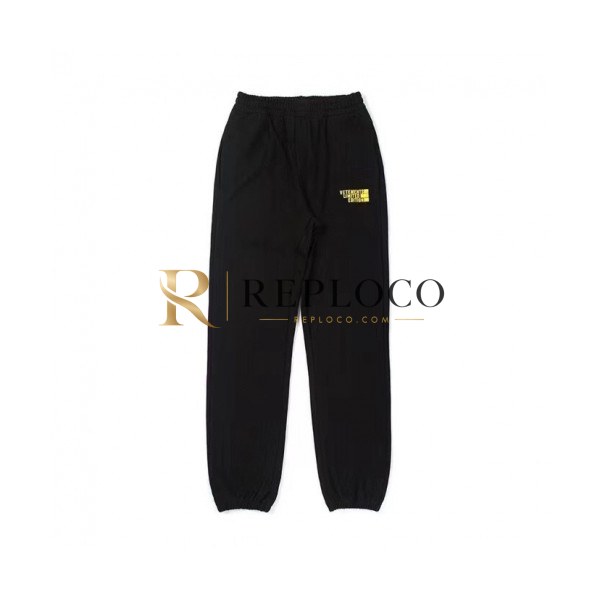 ✨Vetements Mm/Wm Casual Cotton Pants Black - 베트멍 2021 남/녀 캐쥬얼 코튼 팬츠 Vet0194x Size(s - l) 블랙