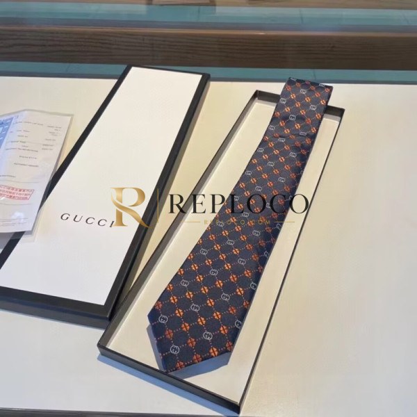 ✨2023 Gucci MENS NECKTIE BLACK - 구찌 남성용 넥타이 블랙 guc00002