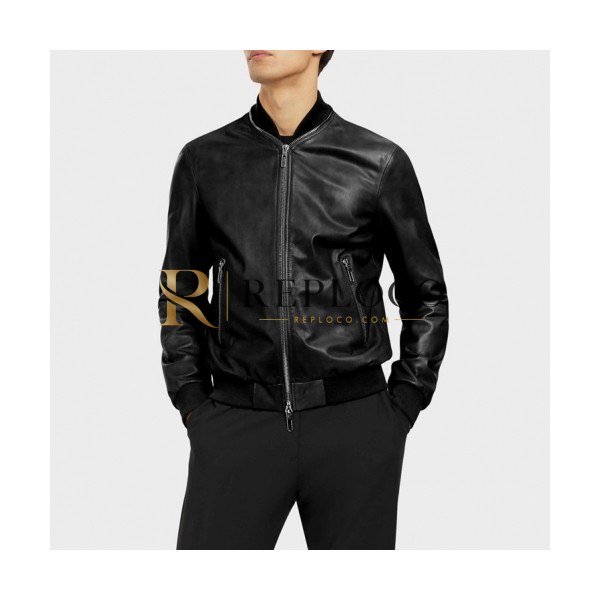 ✨[알마니]Armani 2020 Mens Classic Leather Jackets - 알마니 2020 남성 클래식 캐쥬얼 가죽 자켓 Arm0809x.Size(m - 3xl).블랙
