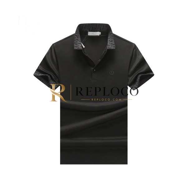 ✨[디올]Dior 2020 Mens Logo Polo Cotton Short Sleeved Tshirts - 디올 2020 남성 로고 폴로 코튼 반팔티 Dio0569x.Size(m - 3xl).블랙