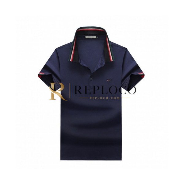 ✨[매장판]Gucci 2020 Mens Logo Cotton Short Sleeved Polo Tshirts - 구찌 2020 남성 로고 코튼 폴로 반팔티 Guc02751x.Size(m - 3xl).네이비