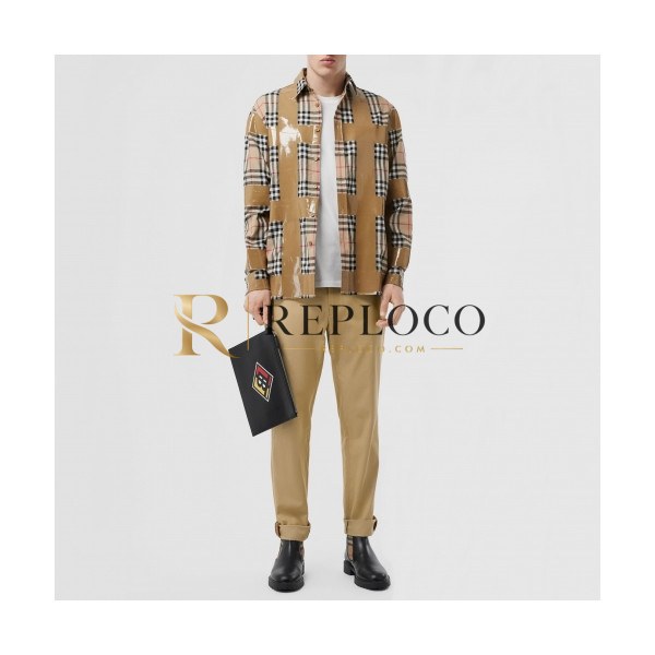 ✨[버버리]Burberry 2020 Mens Business Classic Cotton Pants - 버버리 2020 남성 비지니스 클래식 코튼 팬츠 Bur01969x.Size(30 - 38).베이지