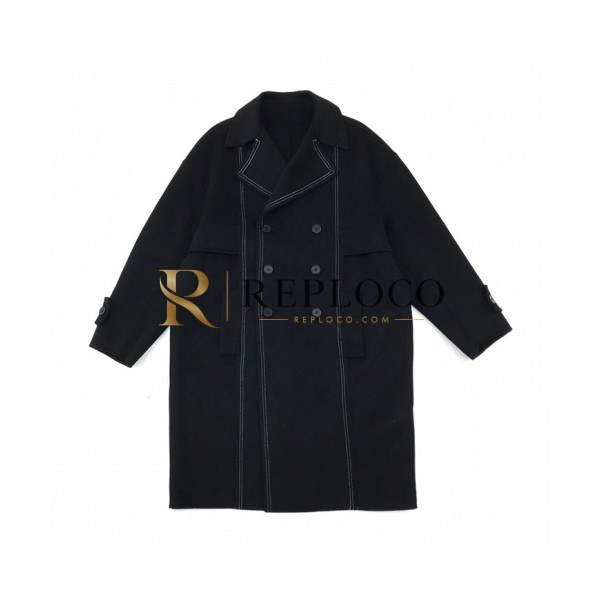 ✨[로에베]Loewe 2021 Mens Business Modern Cashmere Coats - 로에베 2021 남성 비지니스 모던 캐시미어 코트 Loe0376x.Size(m - 2xl).블랙