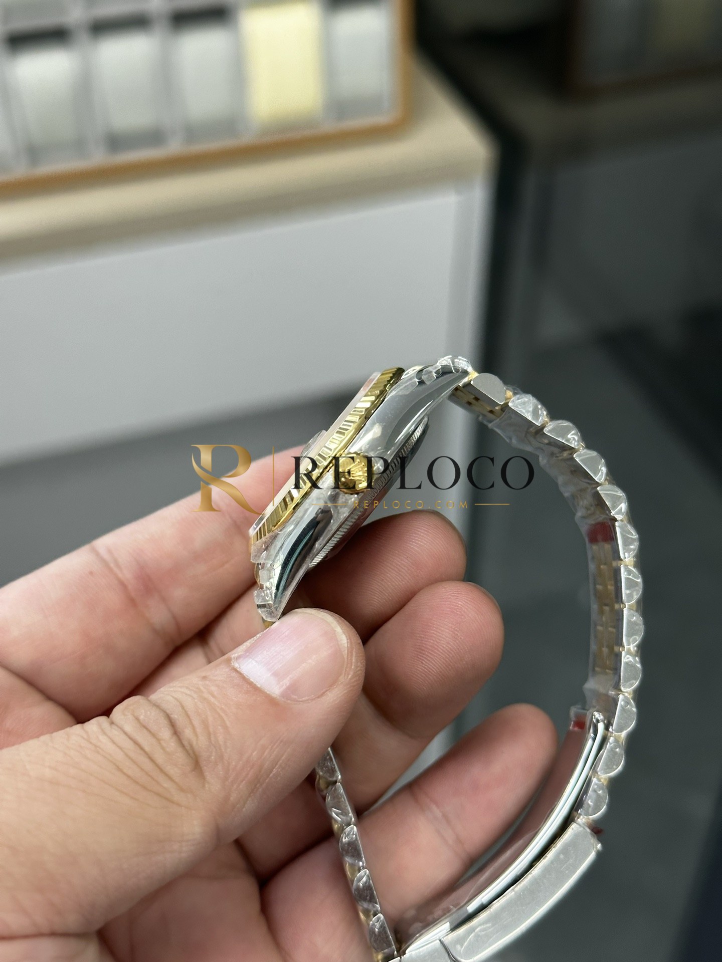 VS 공장 롤렉스 데이트저스트 36mm 126233 투톤 옐로우 골드 선버스트 샴페인 다이얼 주빌리 브레이슬릿 1:1 슈퍼클론 DD3235 무브먼트 - 이미지 6