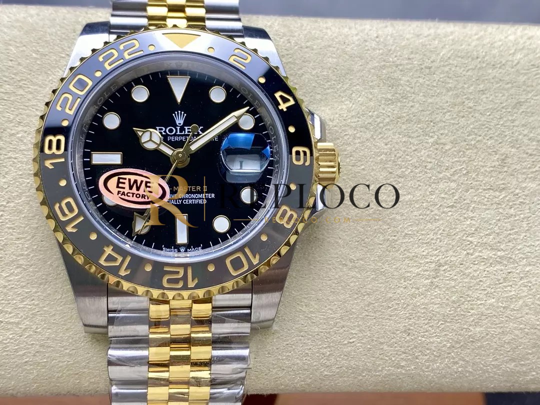 롤렉스 GMT 마스터 II 126713 GRNR EWEF 1:1 베스트 에디션 주빌리 브레이슬릿 SH3285 CHS