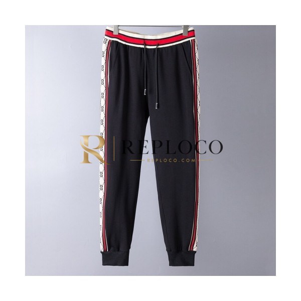 ✨[구찌]Gucci 2020 Mens Casual Logo Silket Training Pants - 구찌 2020 남성 캐쥬얼 로고 실켓 트레이닝 팬츠 Guc02366x.Size(m - 2xl).블랙