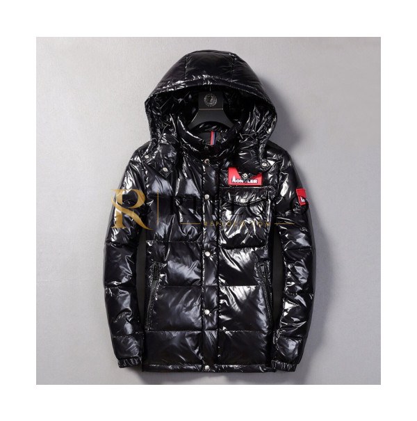 ✨Moncler 2019 Mens Patch Logo Modern Down Padding - 몽클레어 2019 남성 패치 로고 모던 다운패딩 Moc0731x.Size(m - 3xl).블랙