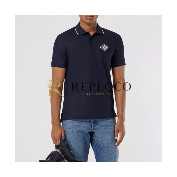 ✨[버버리]Burberry 2020 Mens Logo Cotton Polo Short Sleeved Tshirts - 버버리 2020 남성 로고 코튼 폴로 반팔티 Bur01882x.Size(m - 2xl).블랙