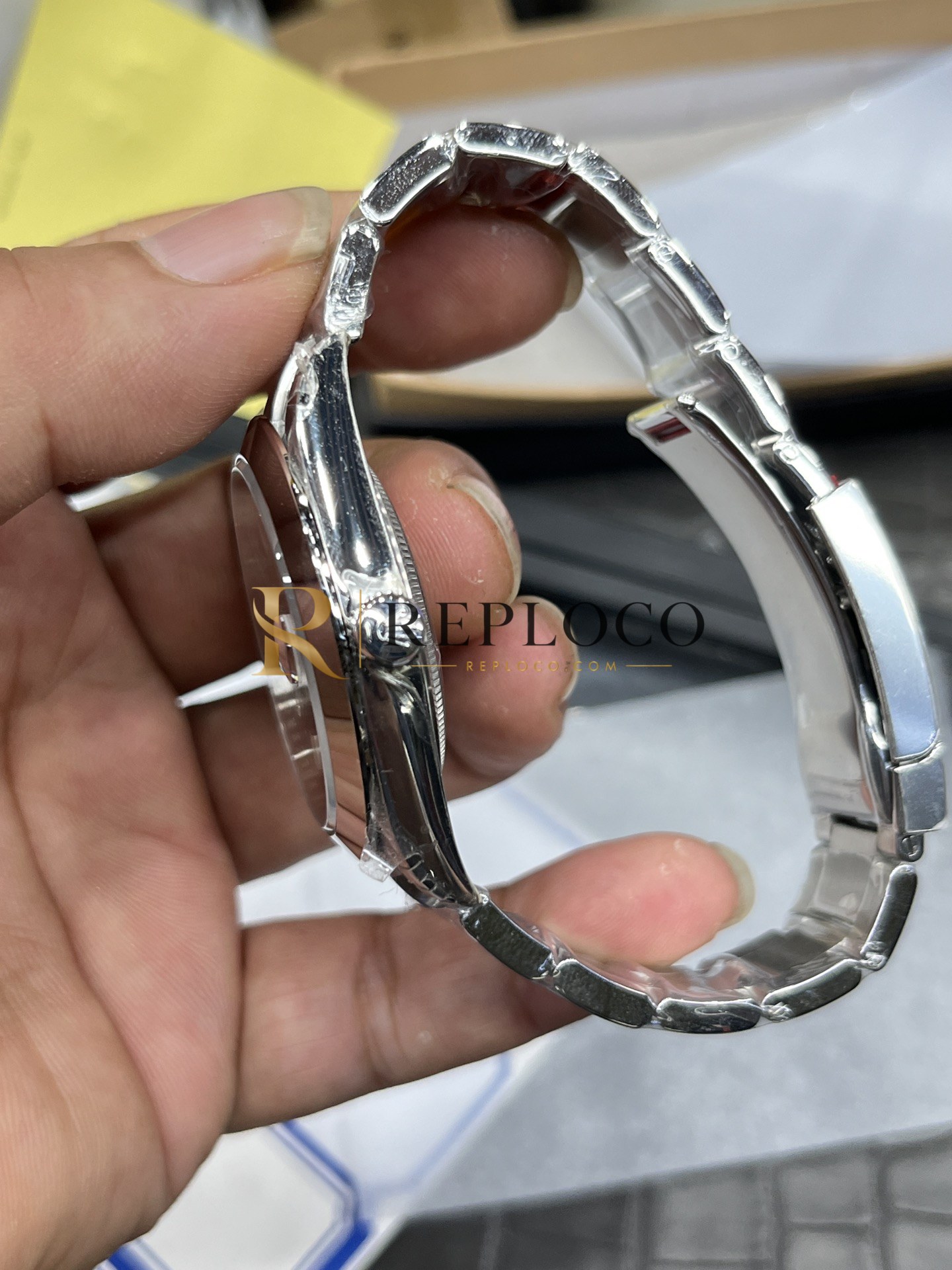 VS 공장 롤렉스 데이트저스트 41mm 126300 선버스트 슬레이트 그레이 다이얼 스무스 베젤 오이스터 브레이슬릿 1:1 슈퍼클론 DD3235 무브먼트 - 이미지 8