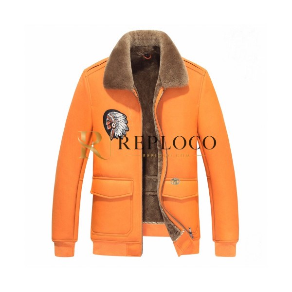 ✨Armani 2019 Mens Business Leather Jacket - 알마니 2019 남성 비지니스 가죽 자켓 Arm0448x.Size(m - 3xl).오렌지