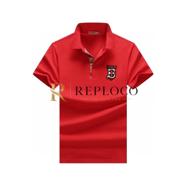 ✨[버버리]Burberry 2020 Mens Logo Cotton Polo Short Sleeved Tshirts - 버버리 2020 남성 로고 코튼 폴로 반팔티 Bur02378x.Size(m - 3xl).레드