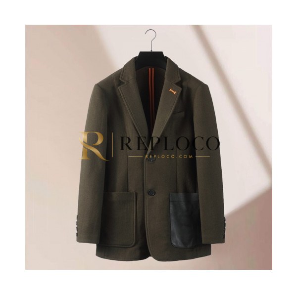 ✨Hermes Mens Business Wool Suit Jackets Khaki - 에르메스 2021 남성 비지니스 울 슈트 자켓 Her0702x Size(m - 2xl) 카키