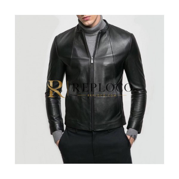✨Armani 2019 Mens Casual Leather Jacket - 알마니 2019 남성 캐쥬얼 가죽 자켓 Arm0387x.Size(m - 3xl).블랙