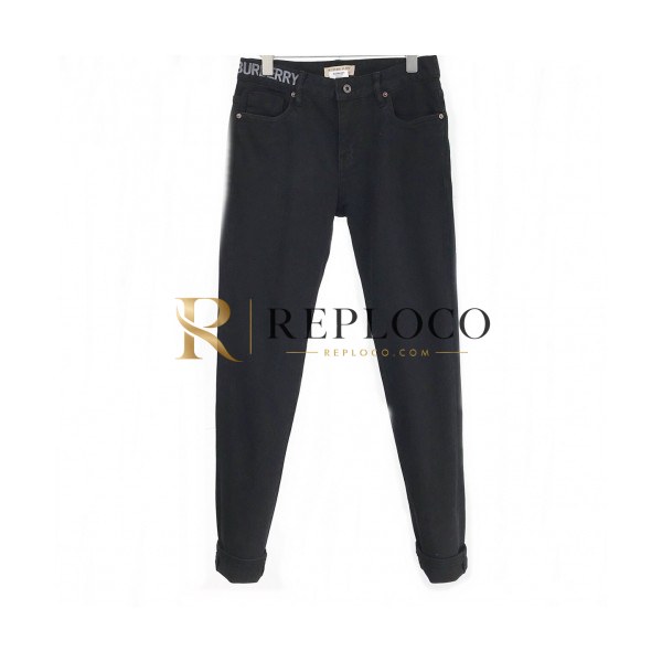 ✨[버버리]Burberry 2020 Mens Business Classic Denim Pants - 버버리 2020 남성 비지니스 클래식 데님 팬츠 Bur02156x.Size(29 - 36).블랙